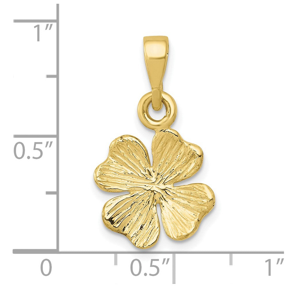 Gold Polished Clover Pendants