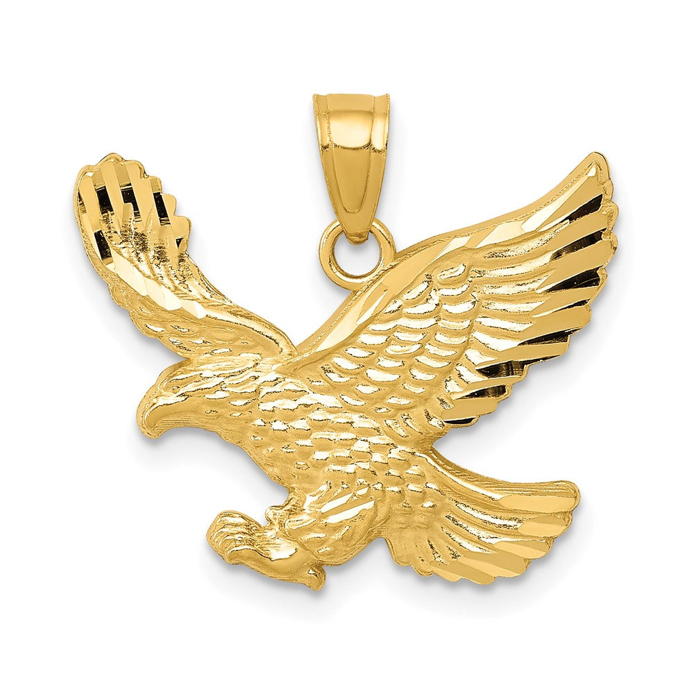 Gold Polished Eagle Pendants