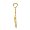 Gold Polished Anchor and Wheel Pendants