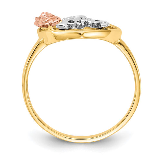Gold Polished 15 Anos Rings