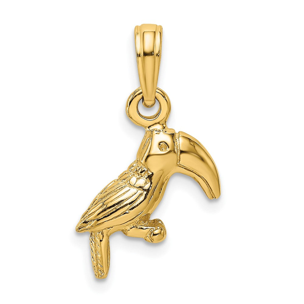 Gold Polished Bird Pendants