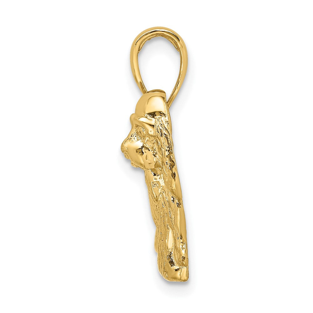 Gold Polished Dog Pendants