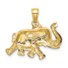 Gold Polished Jungle Animal Pendants