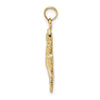 Gold Polished Reptile Pendants