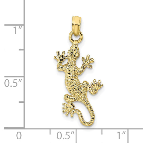 Gold Polished Reptile Pendants