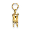 Gold Polished Farm Animal Pendants
