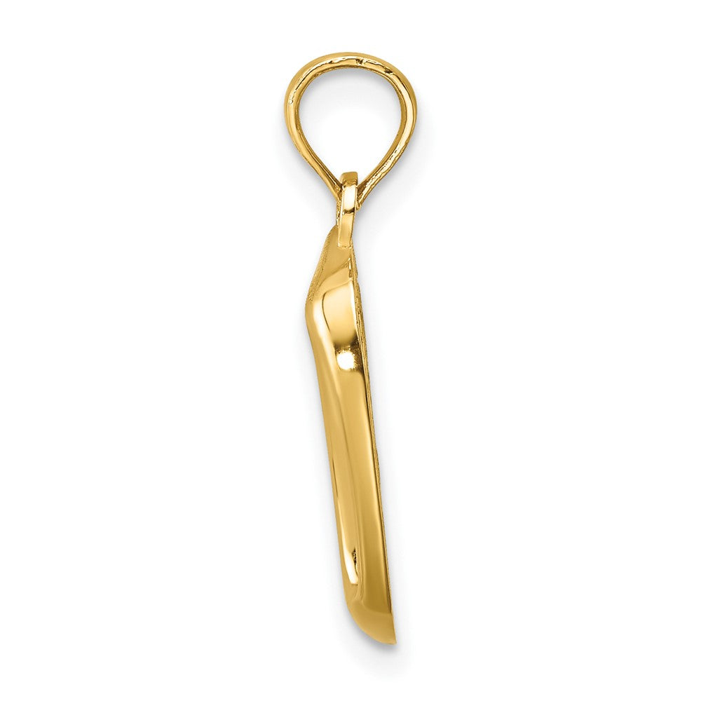 Gold Polished Cat Pendants