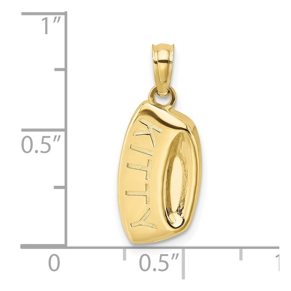 Gold Polished Cat Pendants