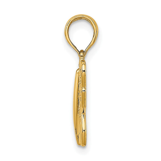Gold Polished Butterfly PendantsK
