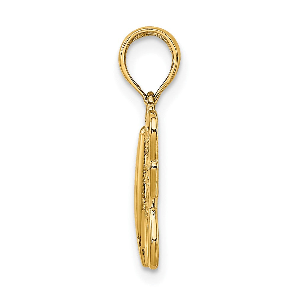 Gold Polished Butterfly PendantsK