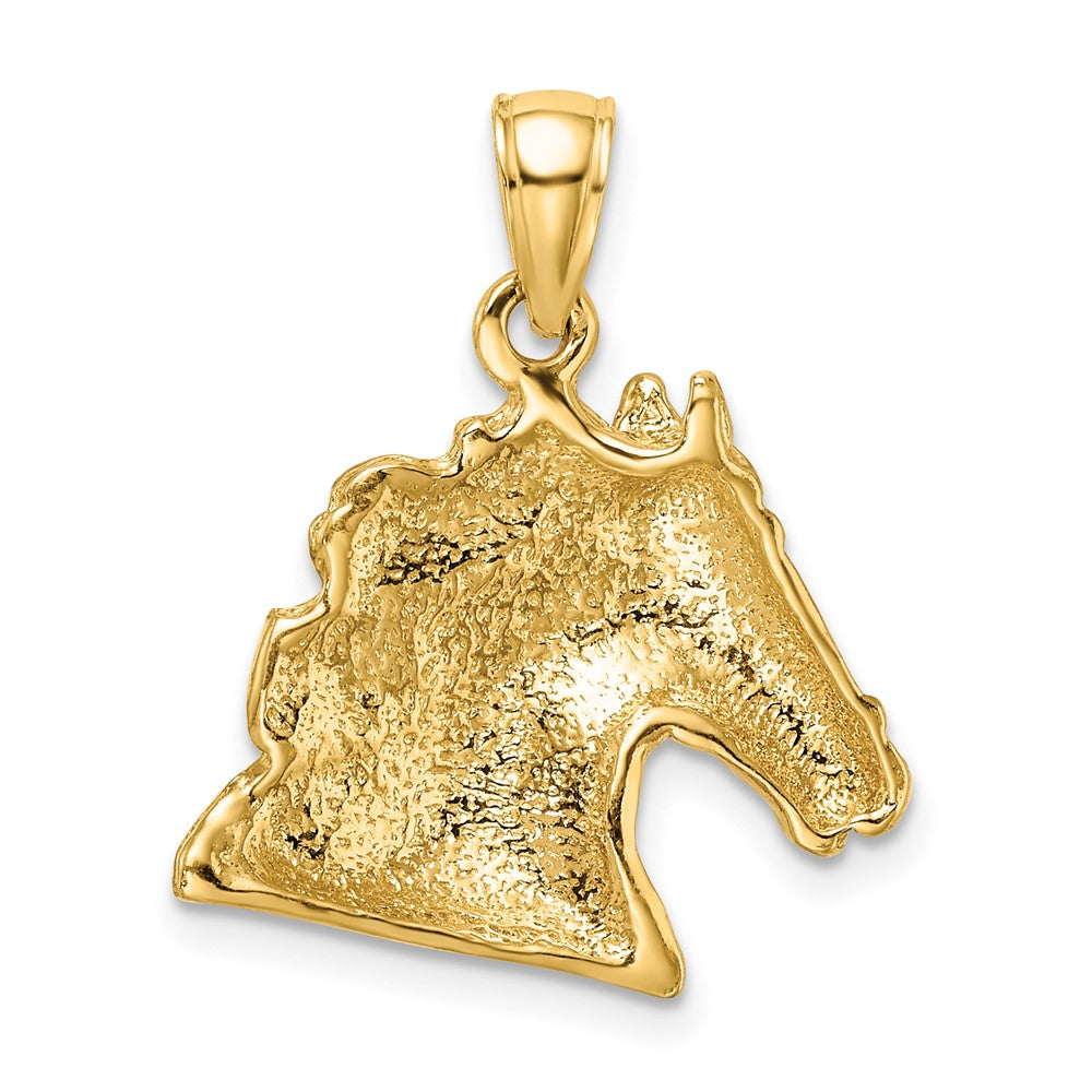 Gold Polished Horse Pendants