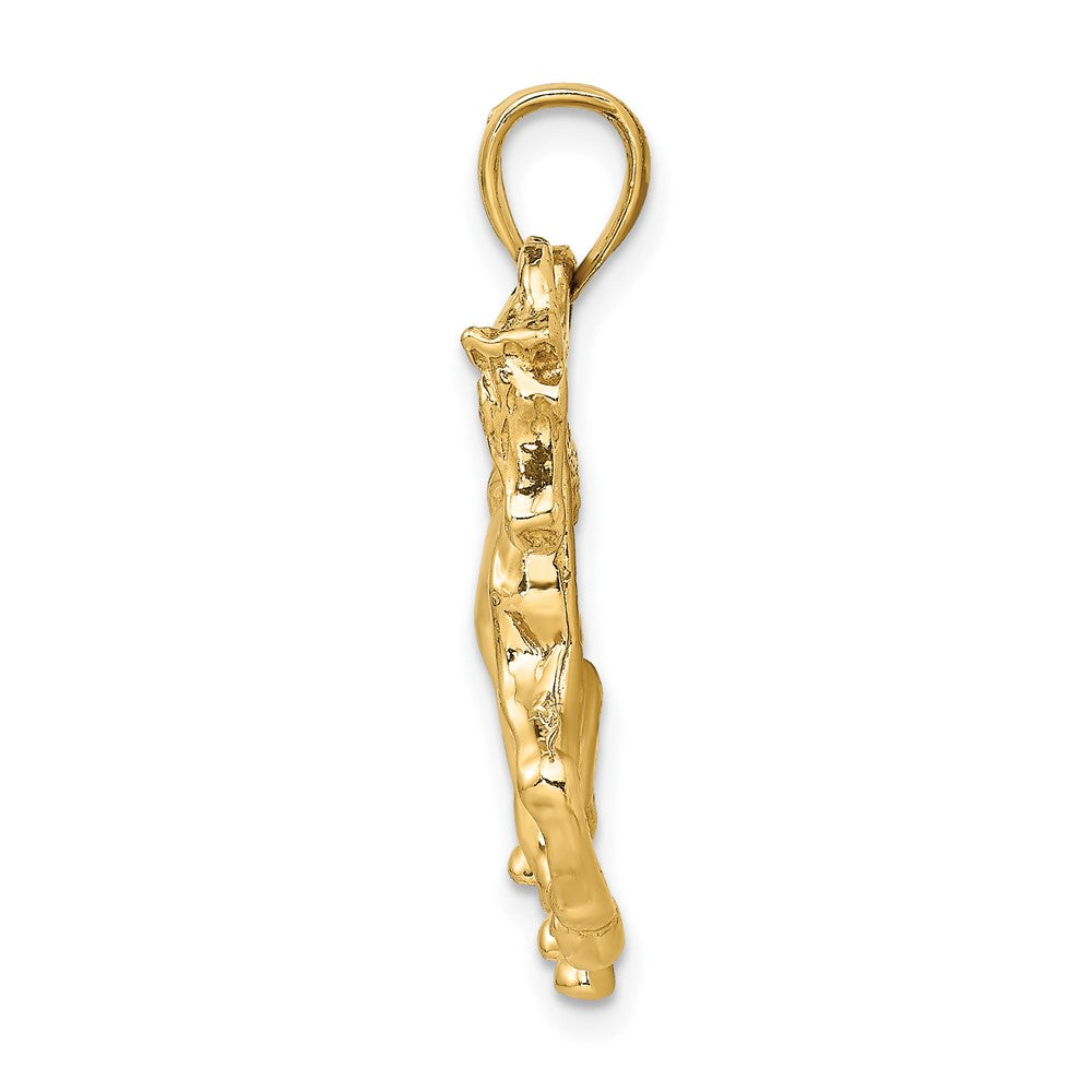 Gold Polished Horse Pendants