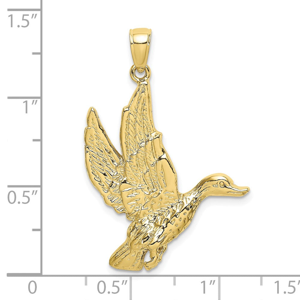 Gold Polished Bird Pendants