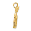 Gold Polished Horse Pendants