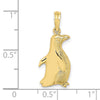 Gold Polished Penguin Pendants
