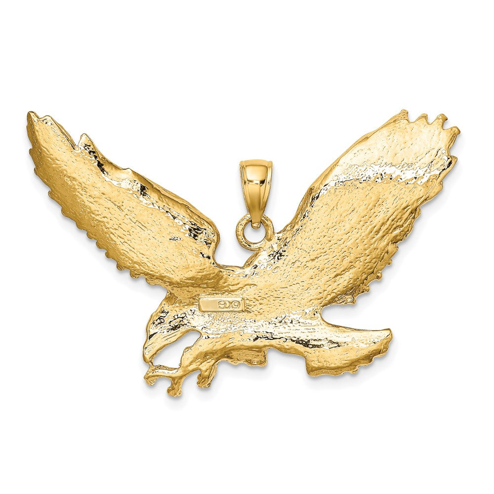 Gold Polished Eagle Pendants