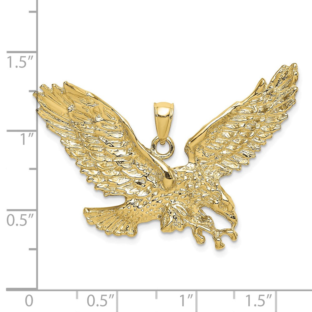 Gold Polished Eagle Pendants