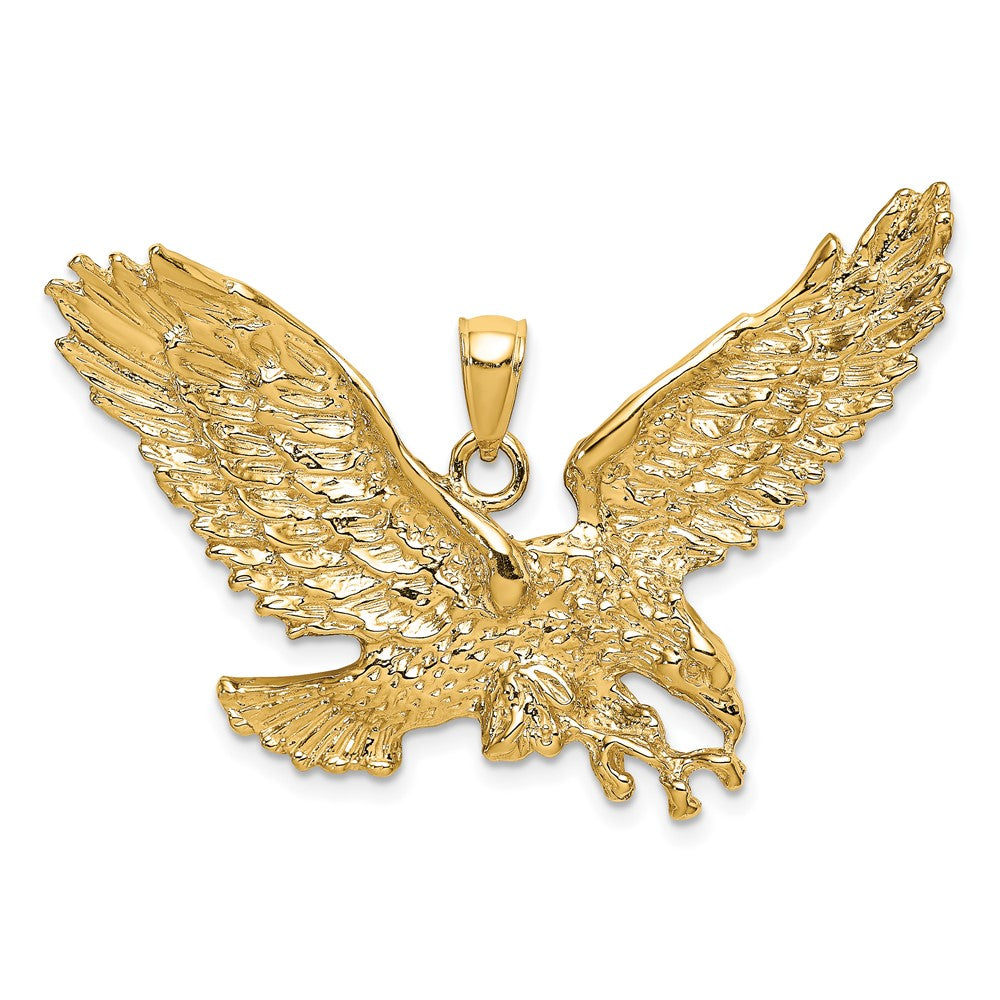 Gold Polished Eagle Pendants