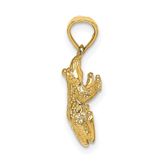 Gold Polished Reptile Pendants