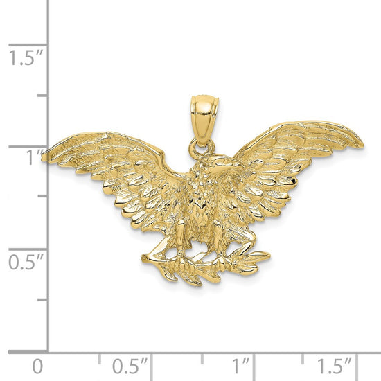 Gold Polished Eagle Pendants