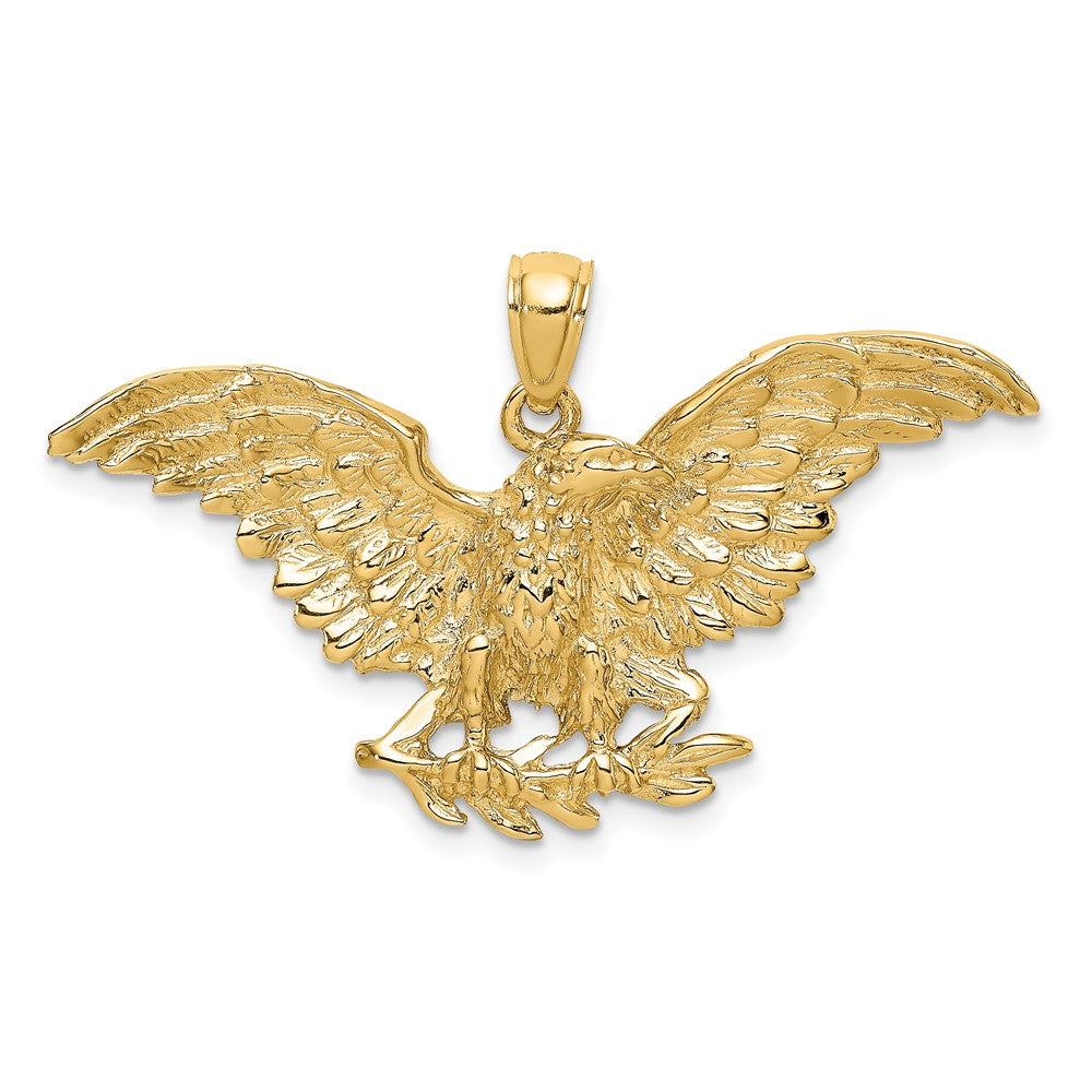 Gold Polished Eagle Pendants