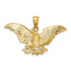 Gold Polished Eagle Pendants
