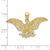 Gold Polished Eagle Pendants