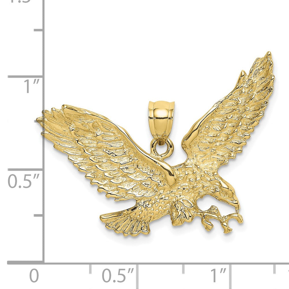 Gold Polished Eagle Pendants