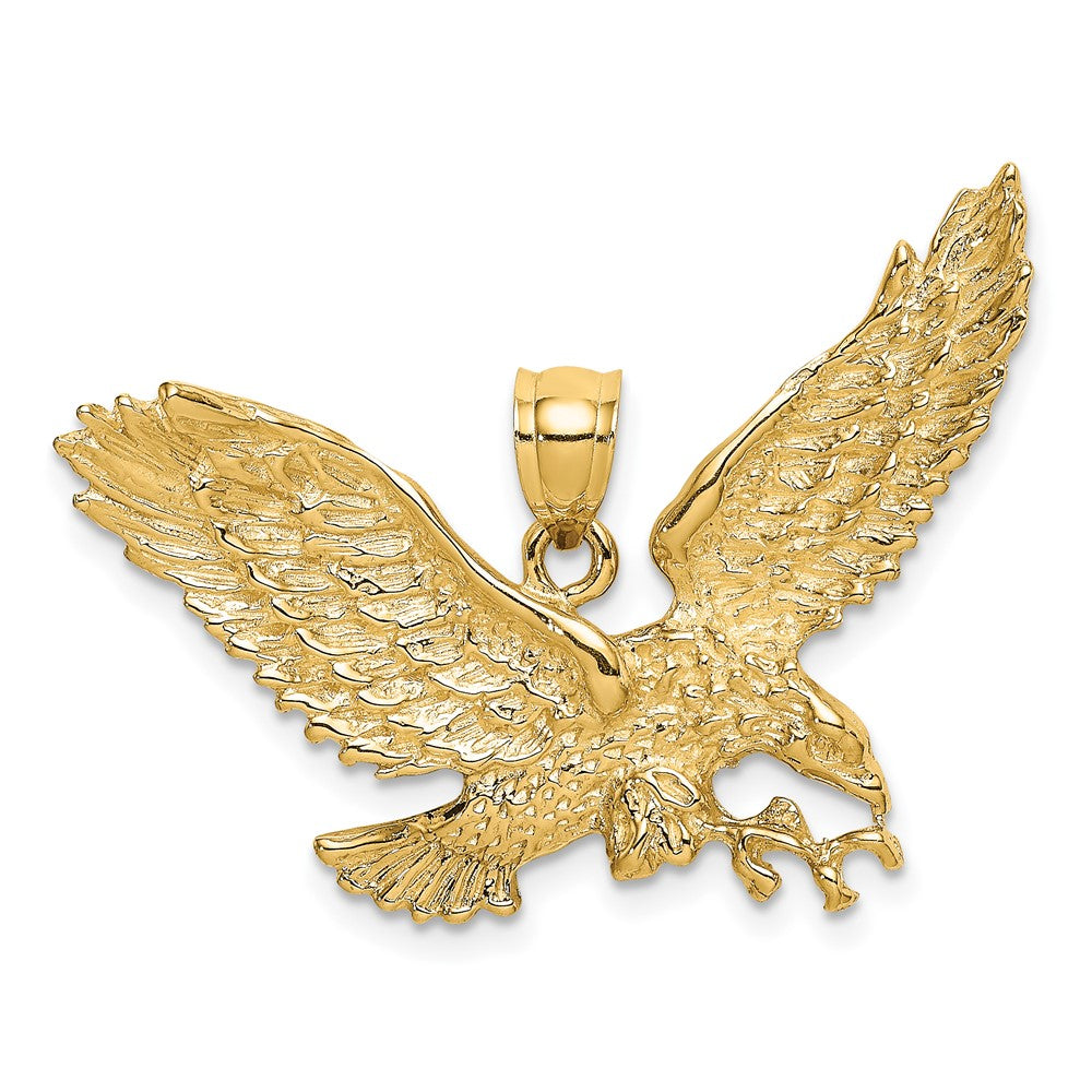 Gold Polished Eagle Pendants