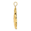 Gold Polished Horse Pendants