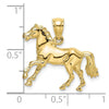 10K 3-D Horse Charm