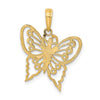 10K Cut-Out Butterfly Charm