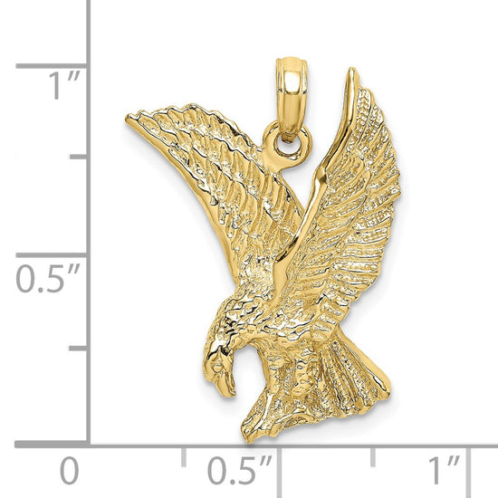 Gold Polished Eagle Pendants