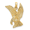 Gold Polished Eagle Pendants