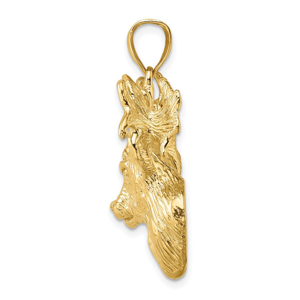 Gold Polished Forest Animal Pendants