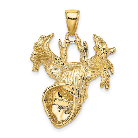 Gold Polished Forest Animal Pendants