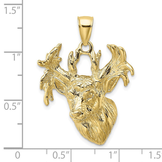 Gold Polished Forest Animal Pendants
