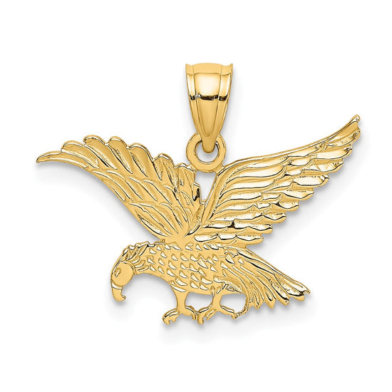 Gold Polished Eagle Pendants