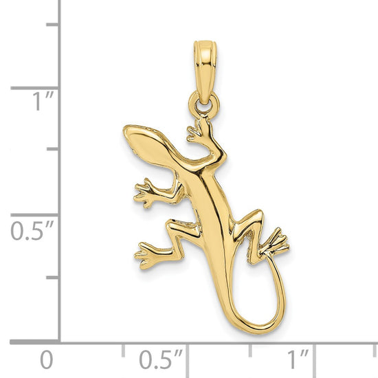 Gold Polished Reptile Pendants