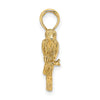 Gold Polished Bird Pendants