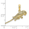 Gold Polished Bird Pendants