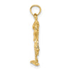 Gold Polished Flamingo Pendants