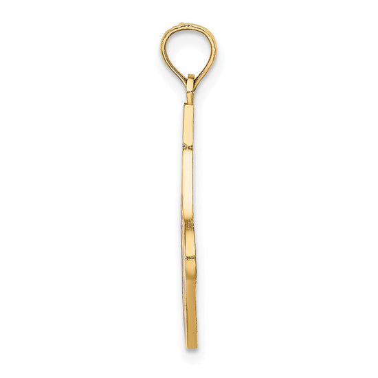 Gold Polished Christmas Pendants