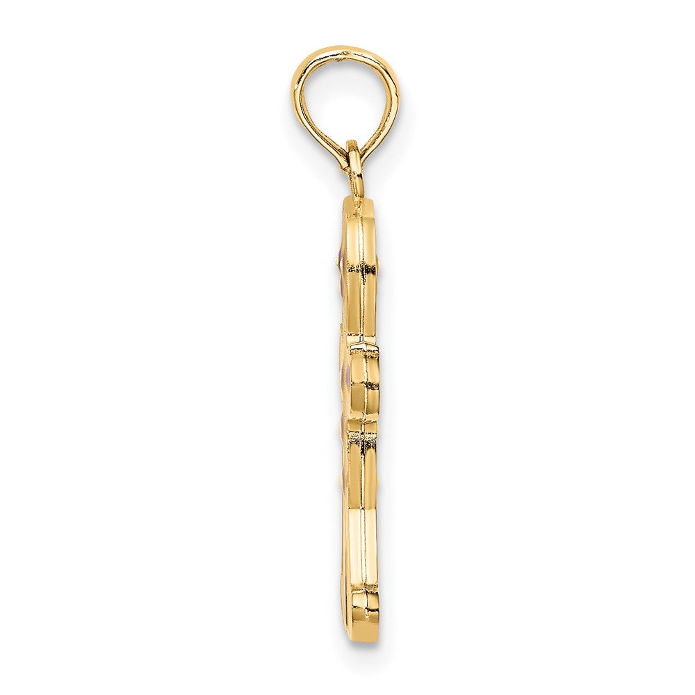 Gold Polished Christmas Pendants