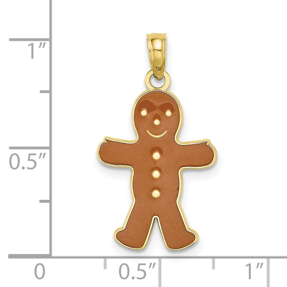 Gold Polished Christmas Pendants