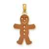 Gold Polished Christmas Pendants