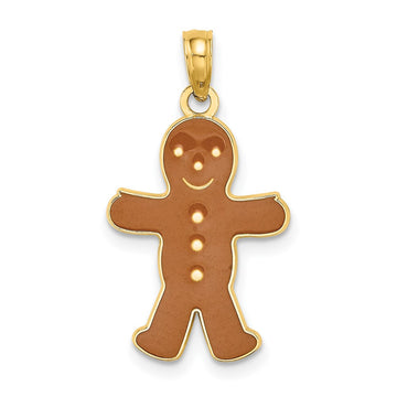 Gold Polished Christmas Pendants