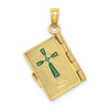 Gold Polished Irish Prayer Pendants