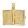 Gold Polished Irish Prayer Pendants