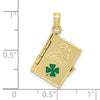 Gold Polished Irish Prayer Pendants